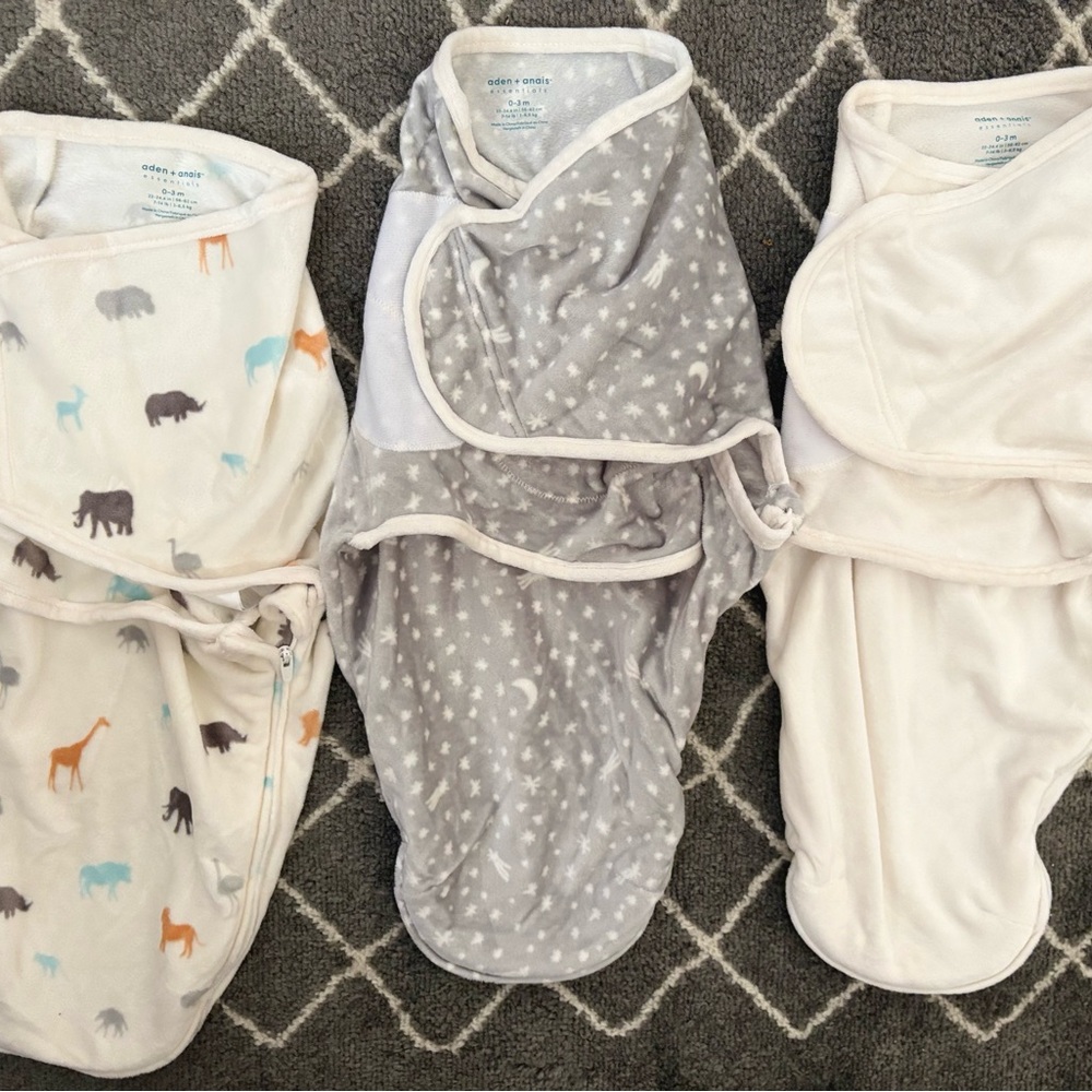 aden + anais Kids Pajamas Sleep Sacks - Multicolor, Gray, Cream